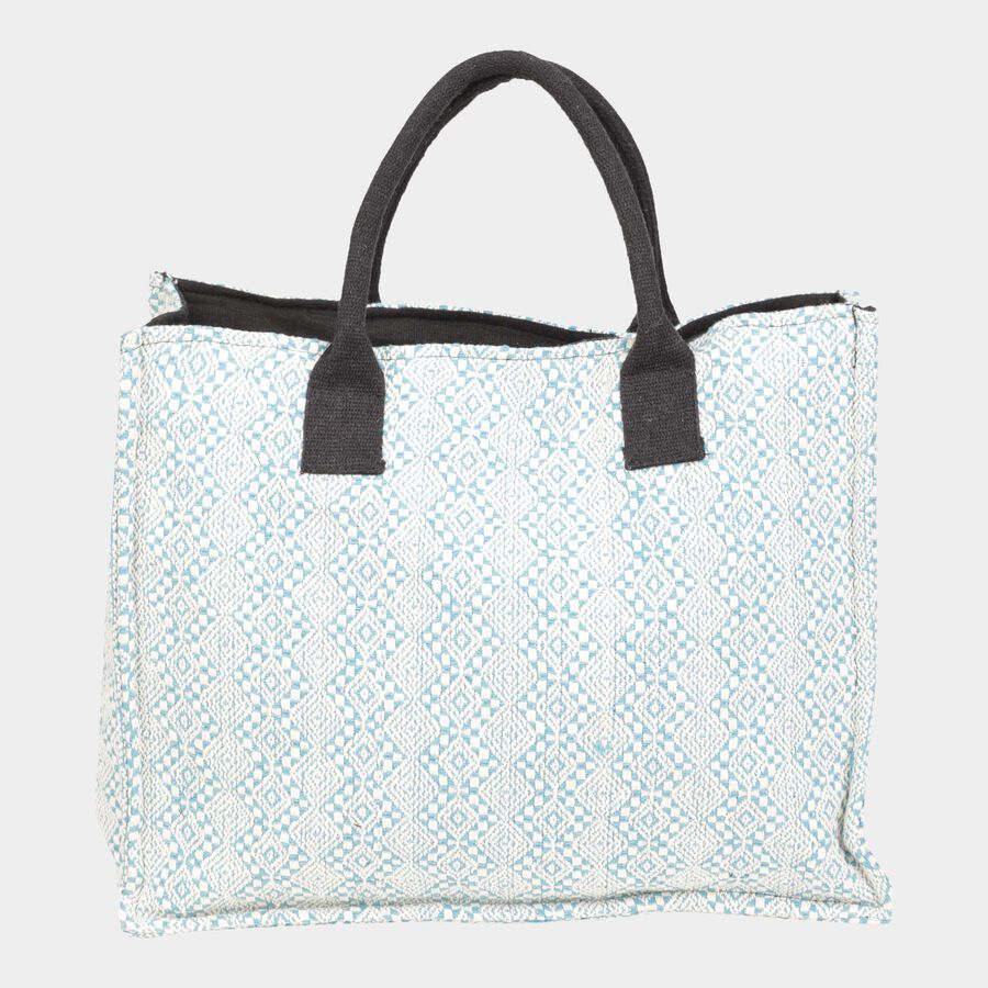 Women's Printed Canvas Tote Bag, Large, , large image number null