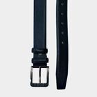 Men's Black Polyurethane Formal Belt, , small image number null