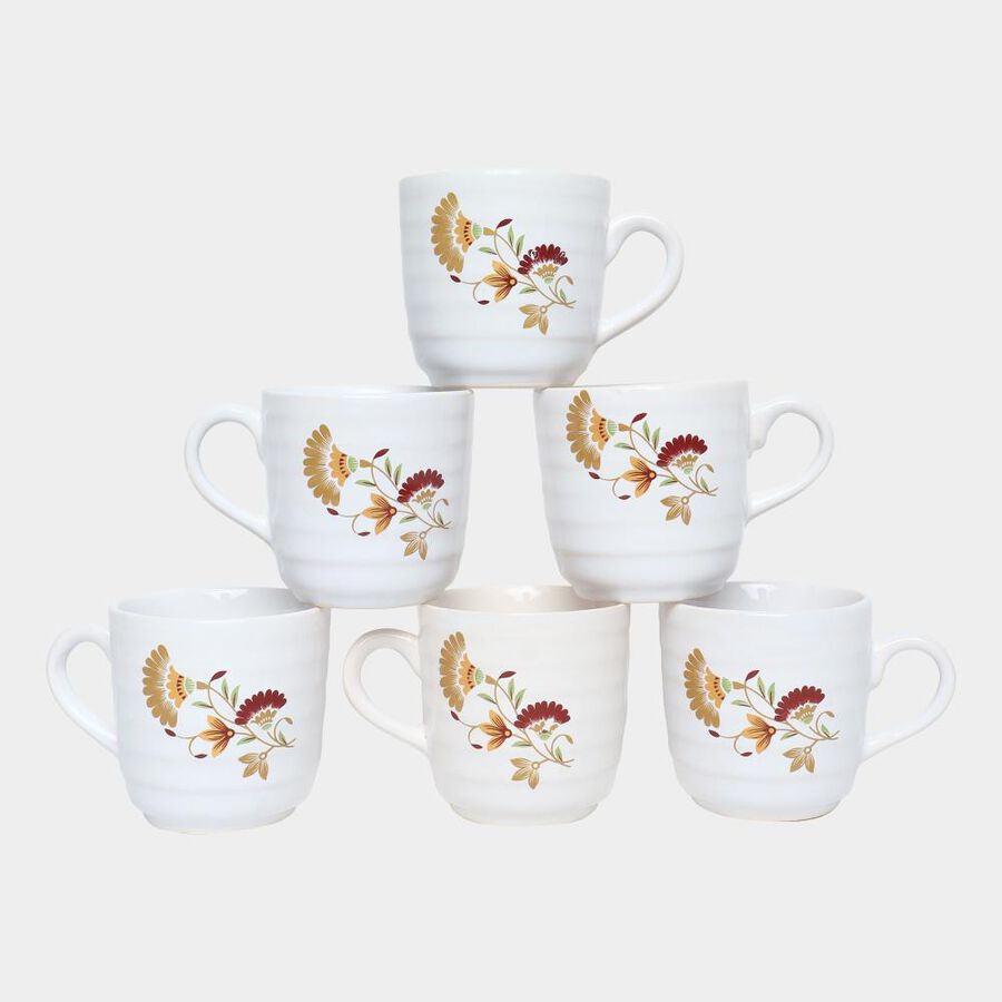 120 ml Stoneware Mug, Set of 6, , large image number null