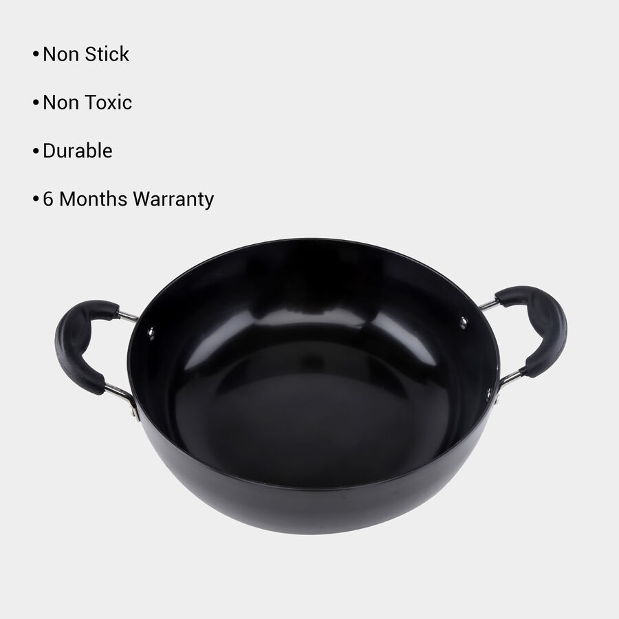Hard Anodized Non Stick Kadhai - 26cm (4L), , large image number null