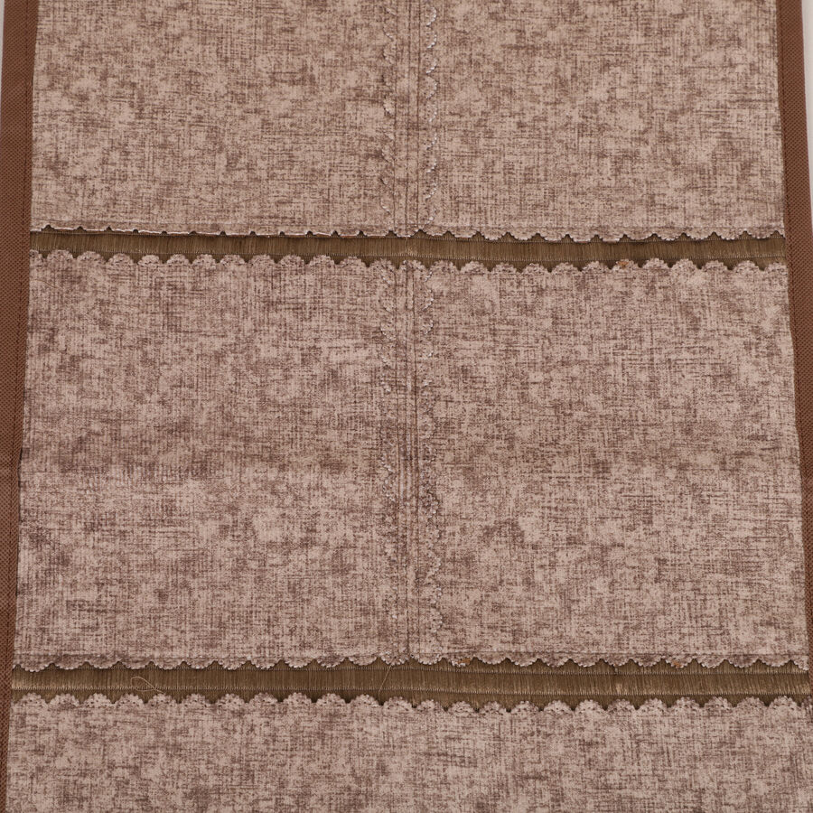 Brown Polyester Wall Hanging Organiser, , large image number null