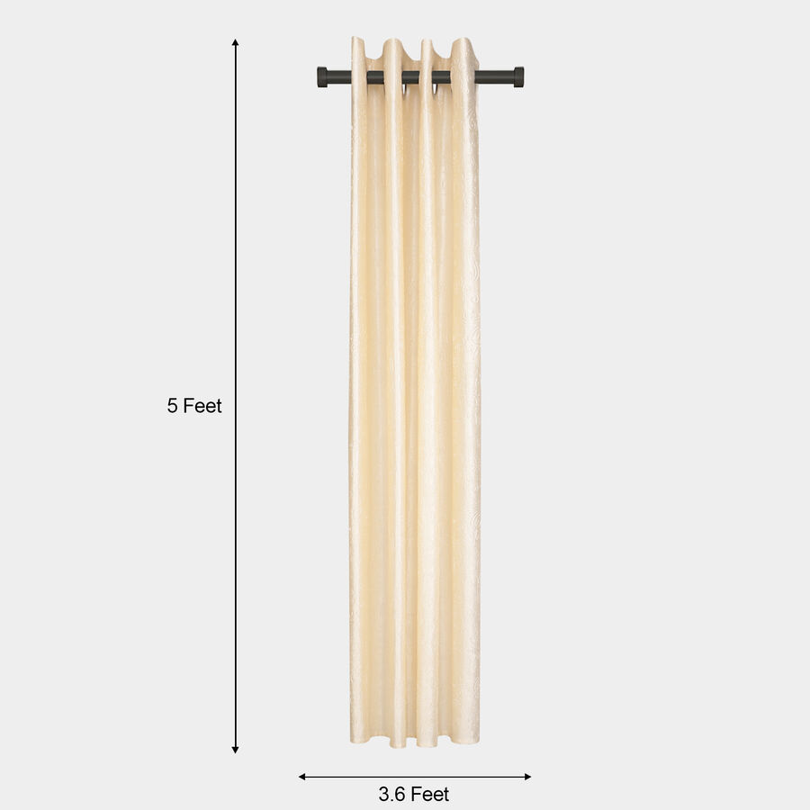 5ft. off White Window Curtain, , large image number null