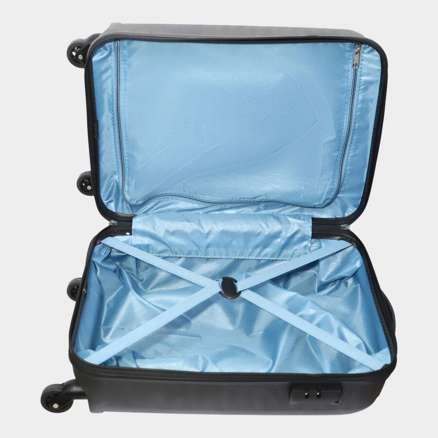 4-Wheel Black PVC Matee Hard Case Trolley, Small + Medium + Large, , large image number null
