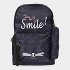 Women's Blue Fabric Backpack, , small image number null