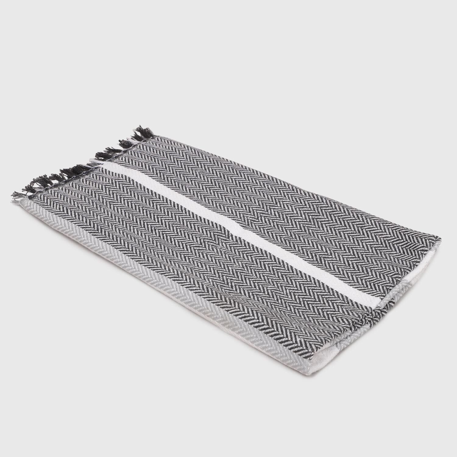 Home Beautiful                         220 GSM Grey Cotton Blend Bath Towel