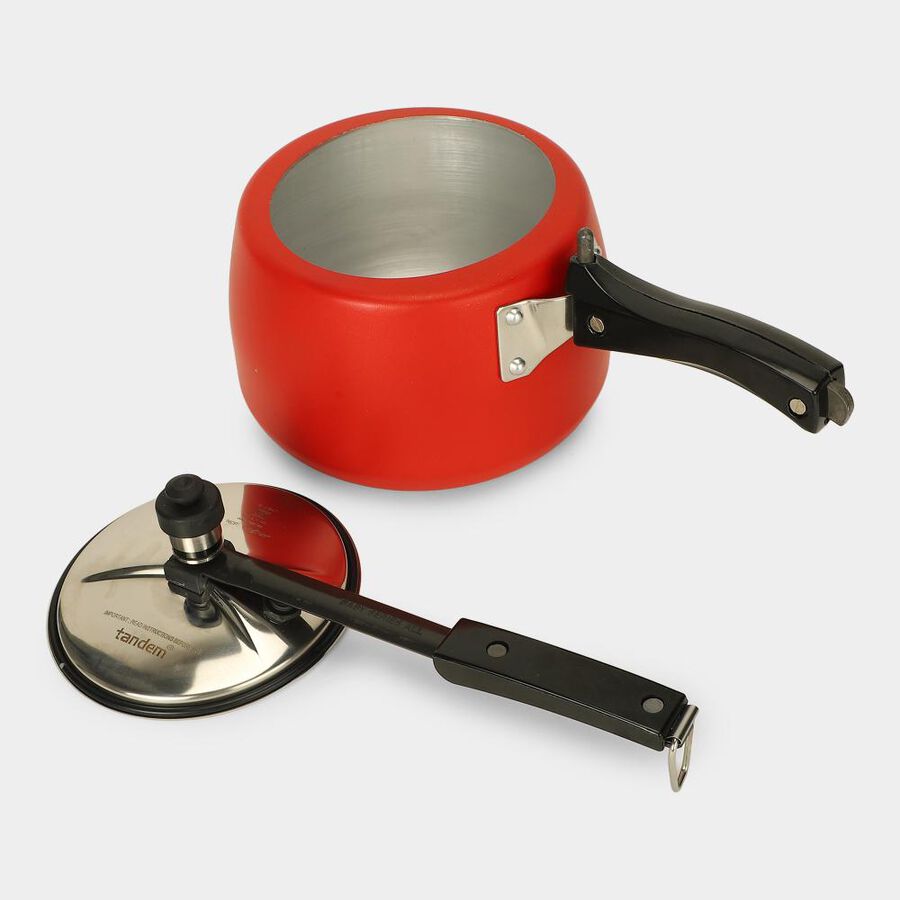 3L Red Aluminium Pressure Cooker , , large