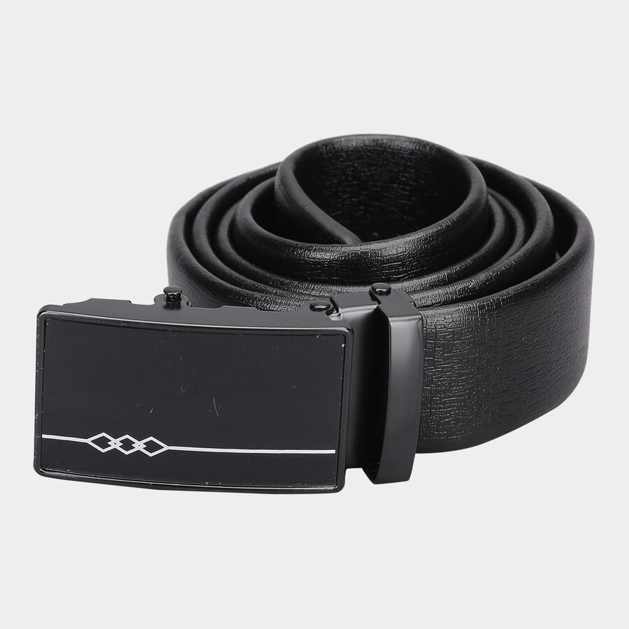 Men Formal Black Belt (36 in.), , large image number null