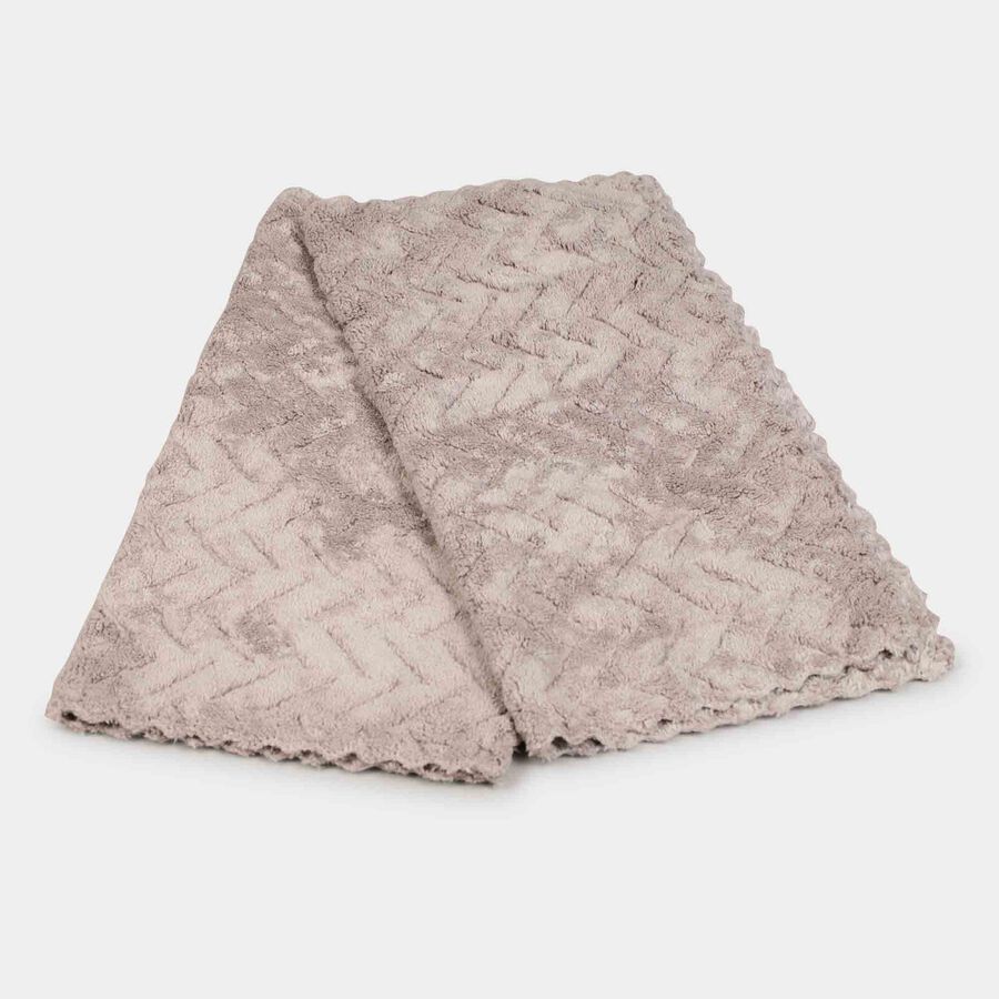 300 GSM Grey Microfiber Face Towel, , large image number null
