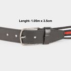 Men's Black Canvas Casual Belt, , small image number null