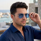Men's Blue Sunglasses, , small