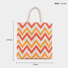 Jute Lunch Bag, with Zip Closure, , small image number null
