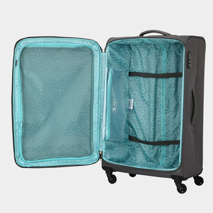 4-Wheel Polyester Soft Case Trolley, Small, , large image number null