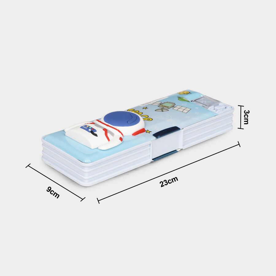 Magnetic Pencil Box - Color/Design May Vary, , large image number null
