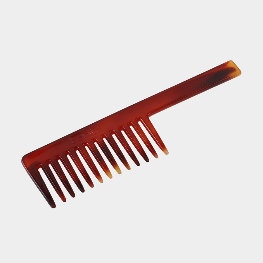 Plastic Hair Comb, Set of 3 - Colour/Design May Vary, , large image number null