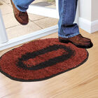 Maroon Polyester Door Mat, , small image number null