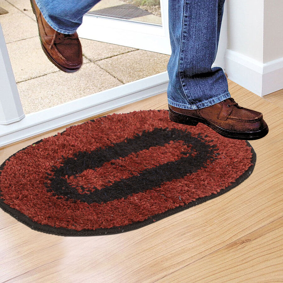 Maroon Polyester Door Mat, , large image number null
