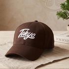 Men's Brown Cotton Cap, , small