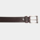 Men's Brown Leather Casual Belt, , small image number null