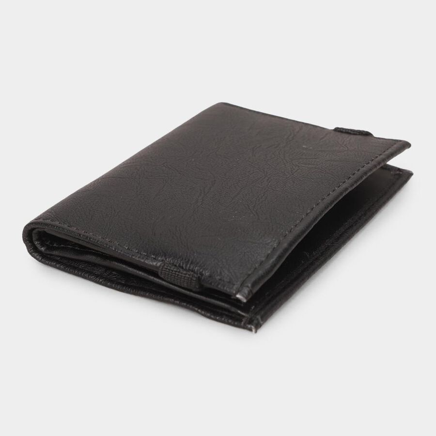 Men's Black Pu Wallet, , large image number null