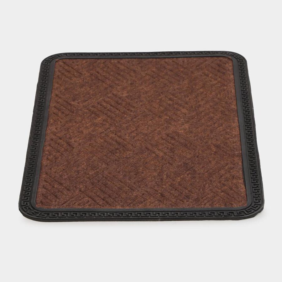 Anti-SKId Brown Rubber Door Mat, , large image number null