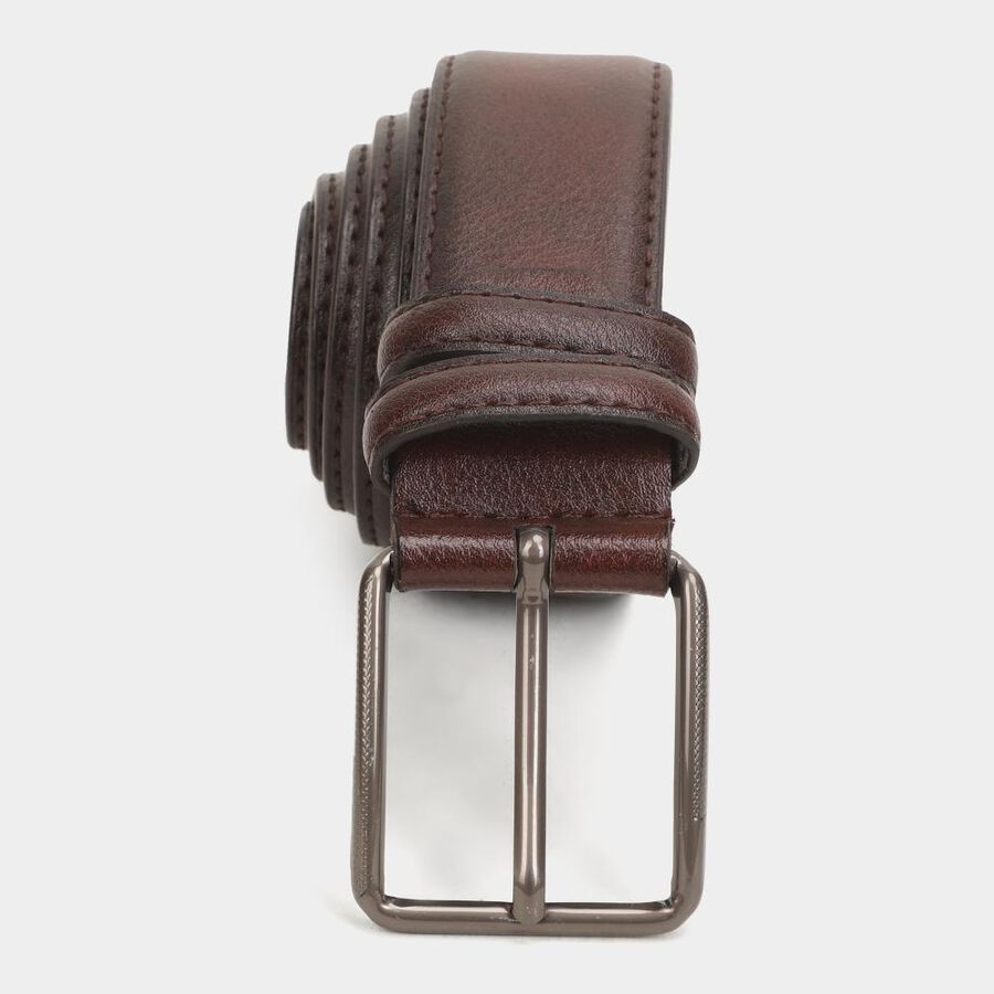 Men's Brown Polyurethane Casual Belt, , large
