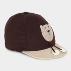 Teddy Kid's Beige Fabric Cap , , small image number null