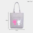 Women's Grey Polyurethane Tote Bag, , small