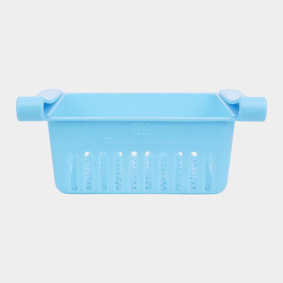 Blue Plastic Basket, , large