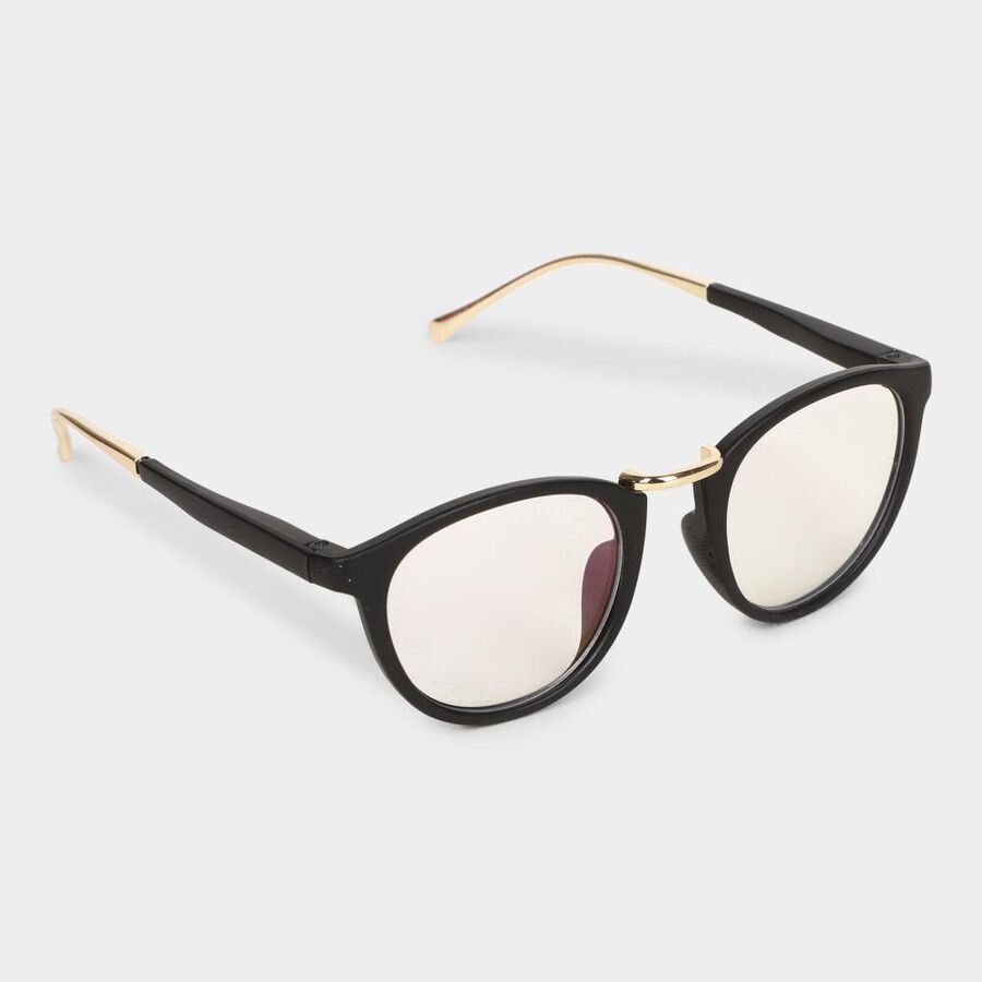 Clear Glass Plastic Cat Eye Frame - Color May Vary, , large image number null