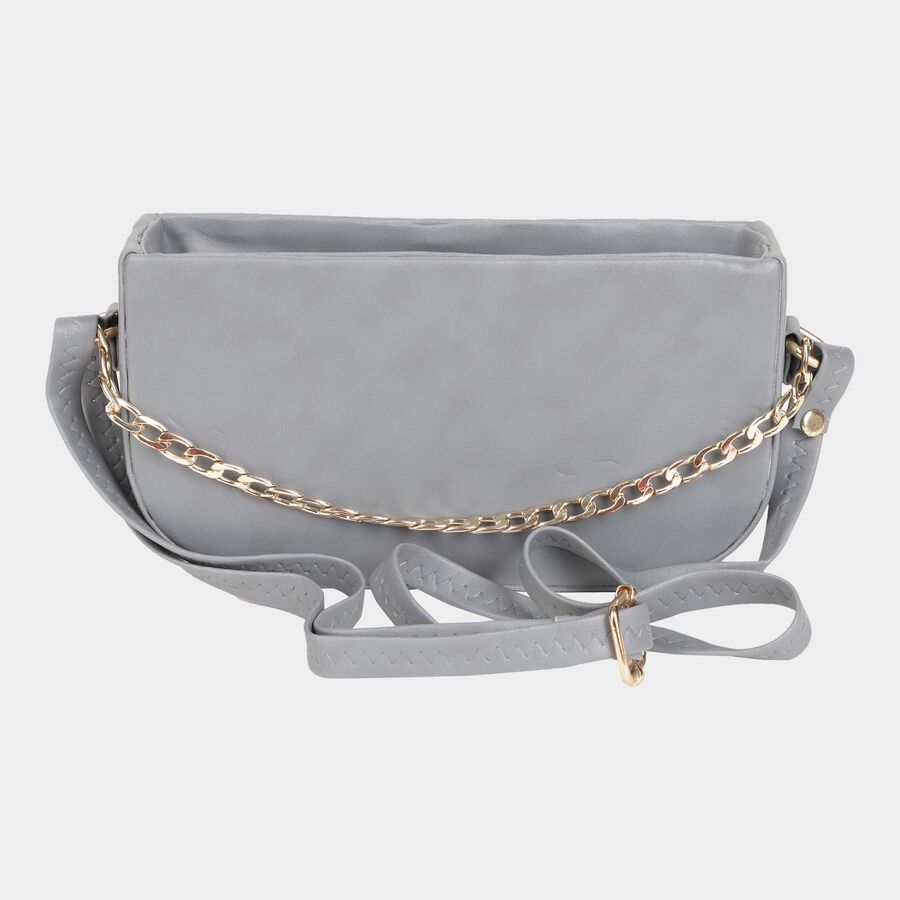 Women's Polyurethane Zipper Sling Bag, , large image number null