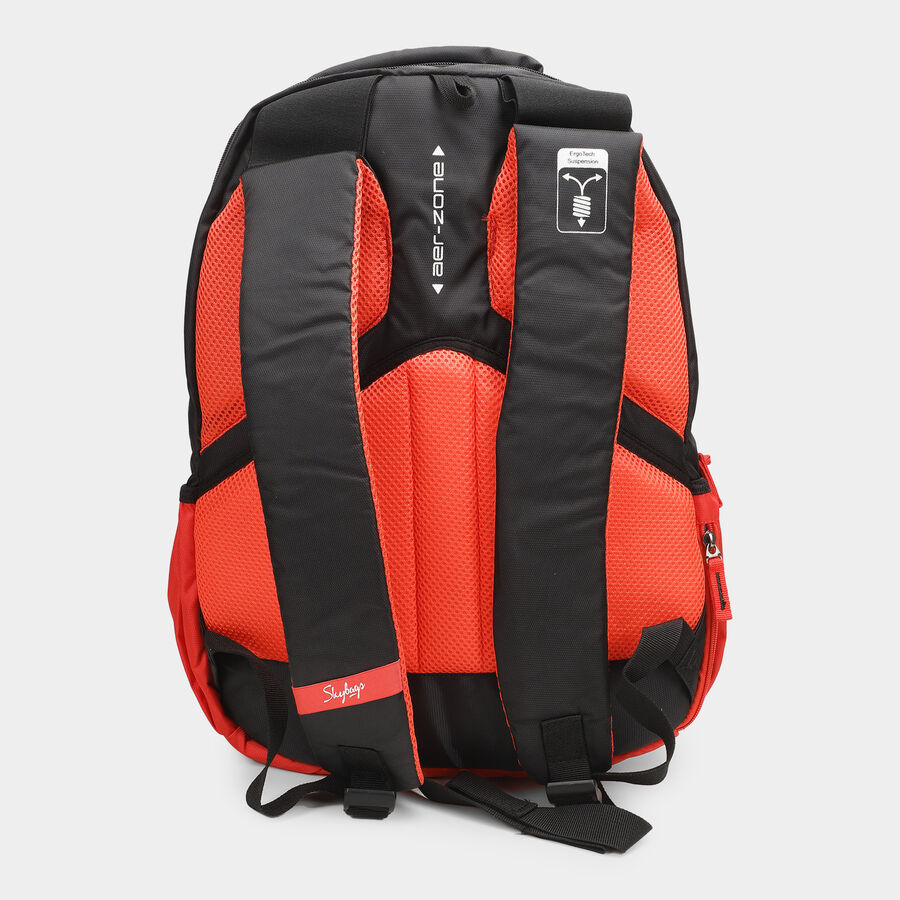Black Fabric Backpack, , large