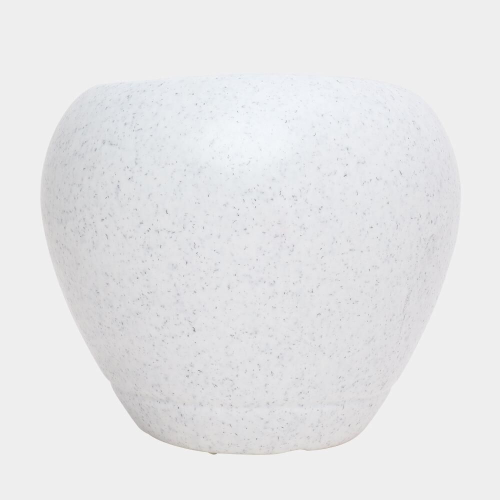 White Plastic Planter