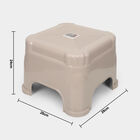 Brown Plastic Bath Stool, , small image number null