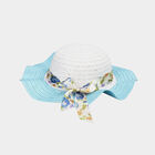 Kid's Blue Straw Hat, , small image number null
