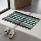 Maroon Polyester Cotton Door Mat, , small image number null