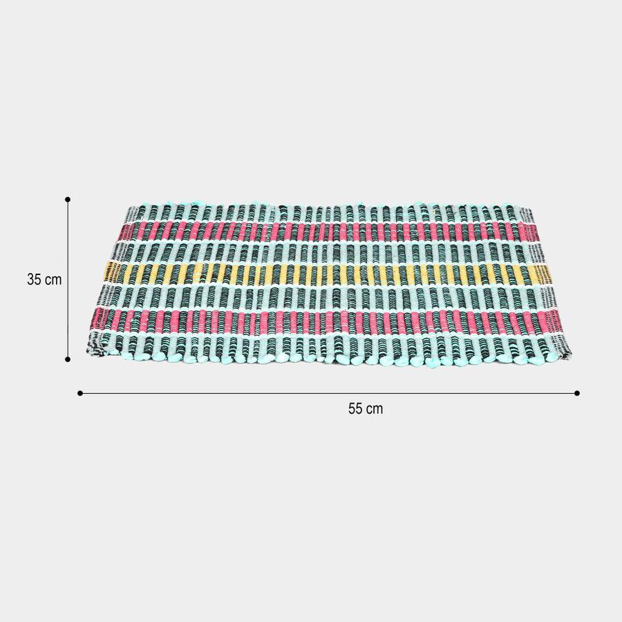 Blue Polyester Cotton Mat, , large