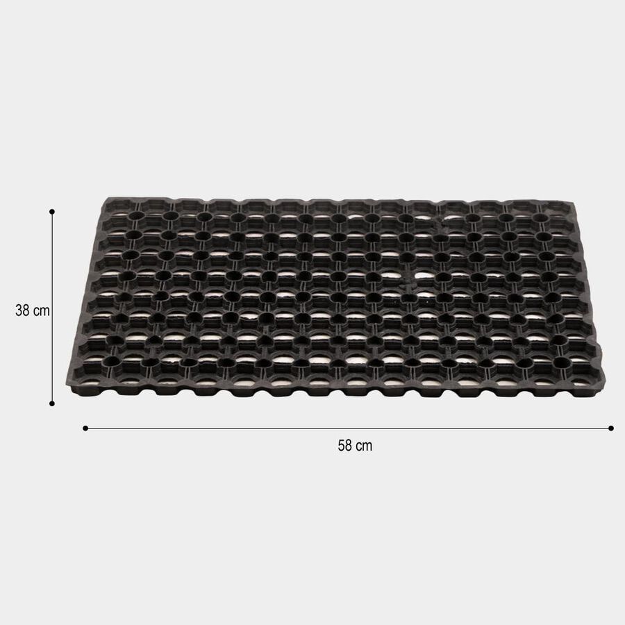 Anti-SKId Black Rubber Door Mat, , large image number null