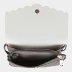 Women's Dark Grey Polyurethane Sling Bag, , small image number null