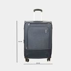 8-Wheel Polyester Soft Case Trolley, Medium, , small image number null