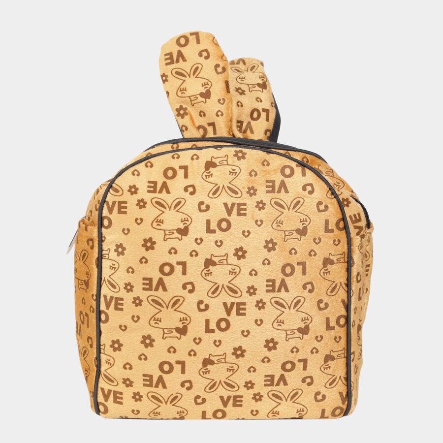 Kid's Tan Nylon and Polyester Bag, , large