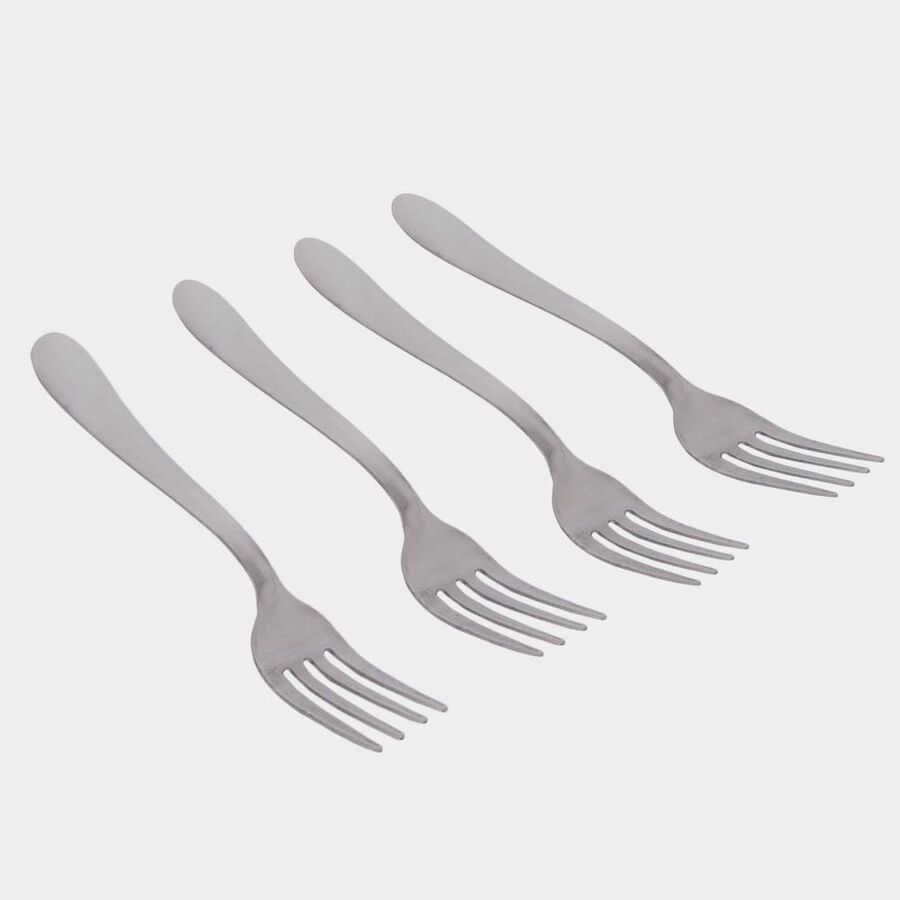 Set of 4 Stainless Steel Baby Forks, , large image number null