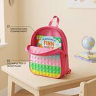 Kid's Rainbow Pop-It Fidget Backpack , , small