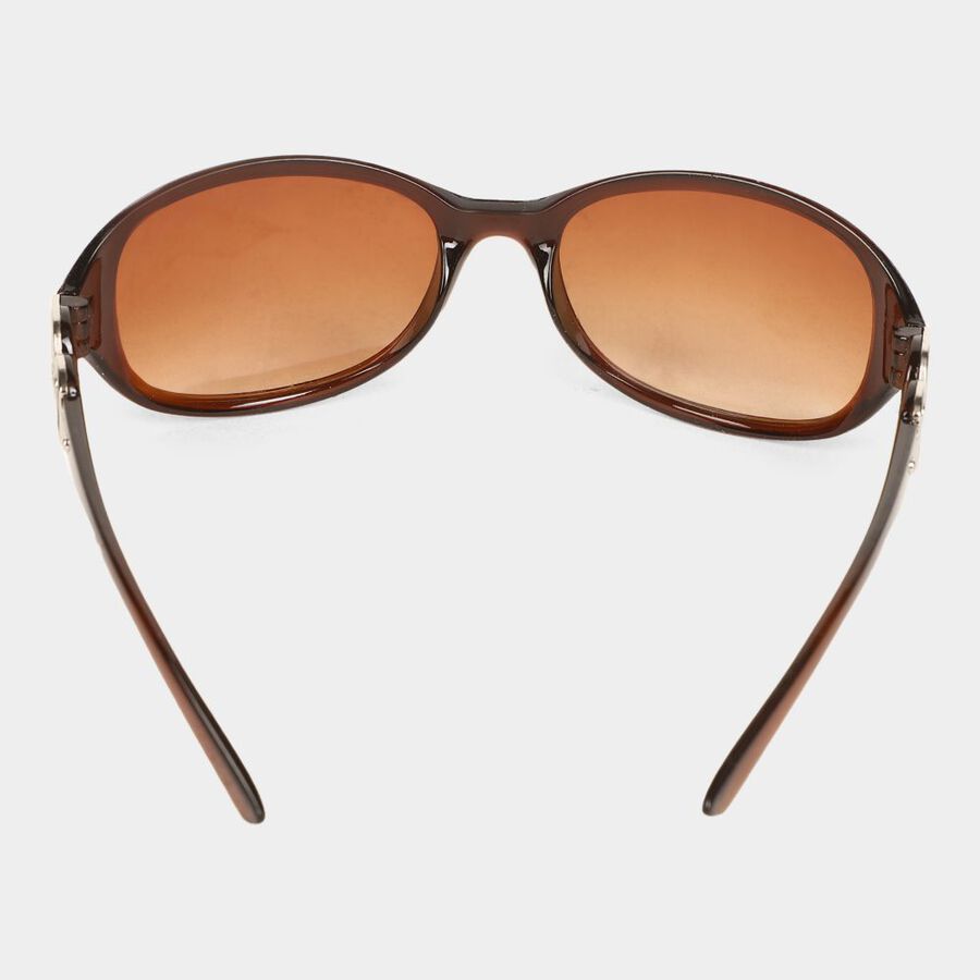 Women's Plastic Gradient Oval Sunglasses, , large image number null