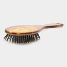 Brown Plastic Hairbrush, , small image number null