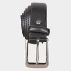 Men's Black Polyurethane Formal Belt, , small