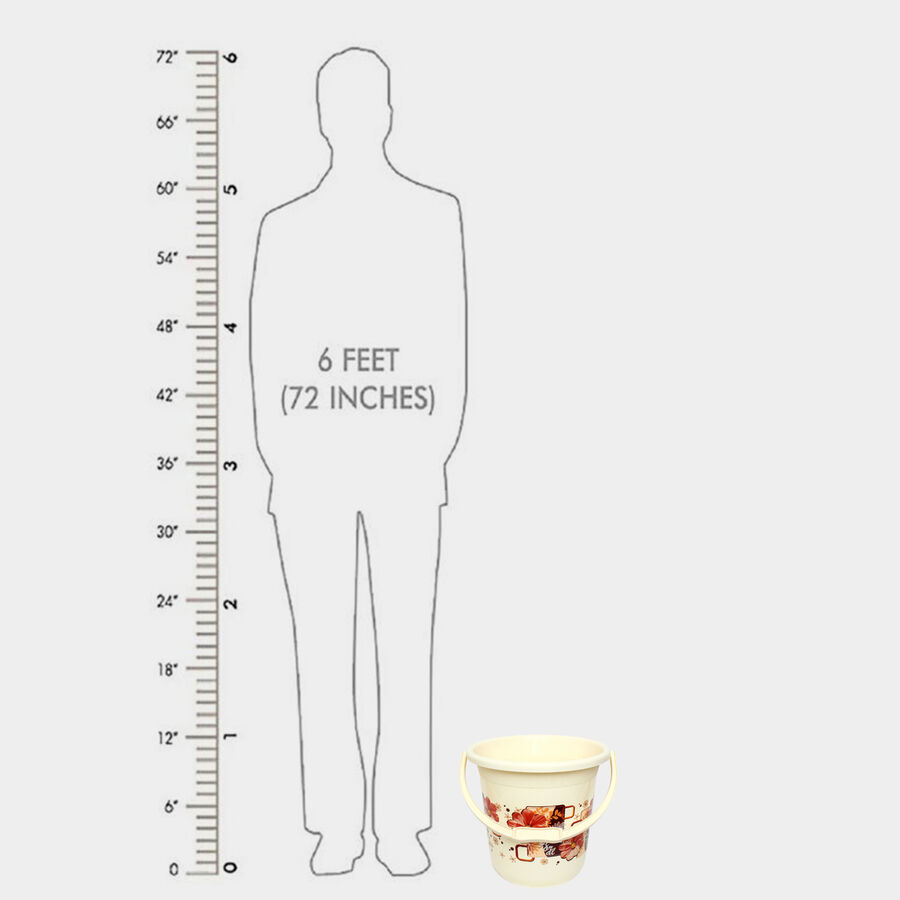 18L Plastic Bucket, , large