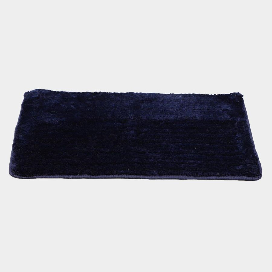 Anti-SKId Blue Polyester Door Mat, , large image number null
