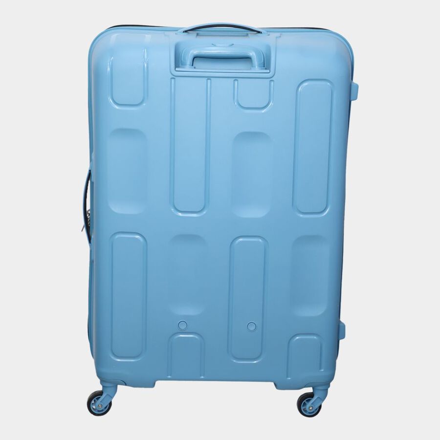 4-Wheel Light Blue PVC Matee Hard Case Trolley, Large, , large image number null