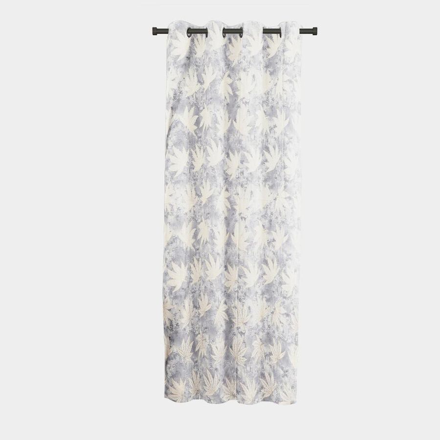 5 ft. Light Grey Polyester Curtain, , large image number null