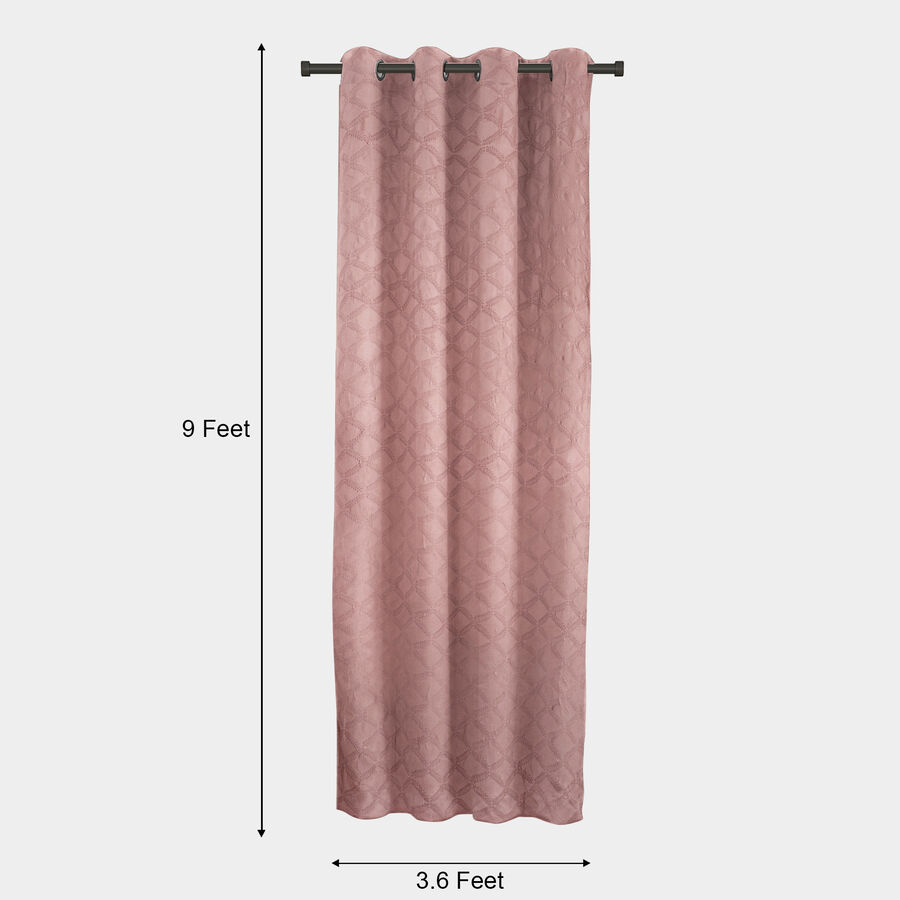 9 ft. Pink Polyester Curtain, , large image number null